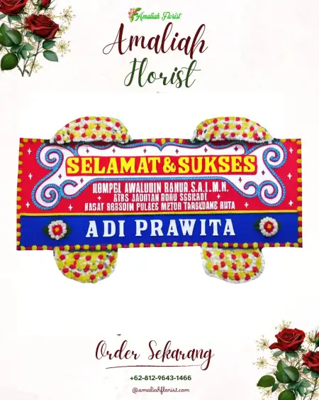 Papan Bunga Ucapan Selamat Doyado